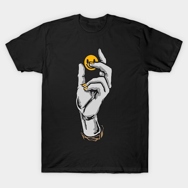 hand of smile T-Shirt by tuccacosta